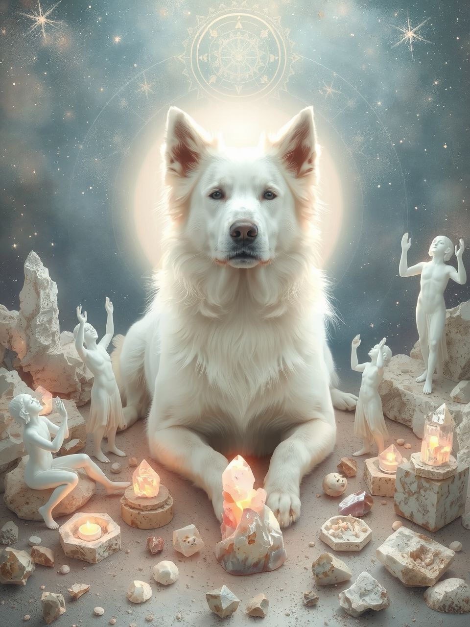 A sebesült kutya a szenvedés és veszteség szimbóluma.