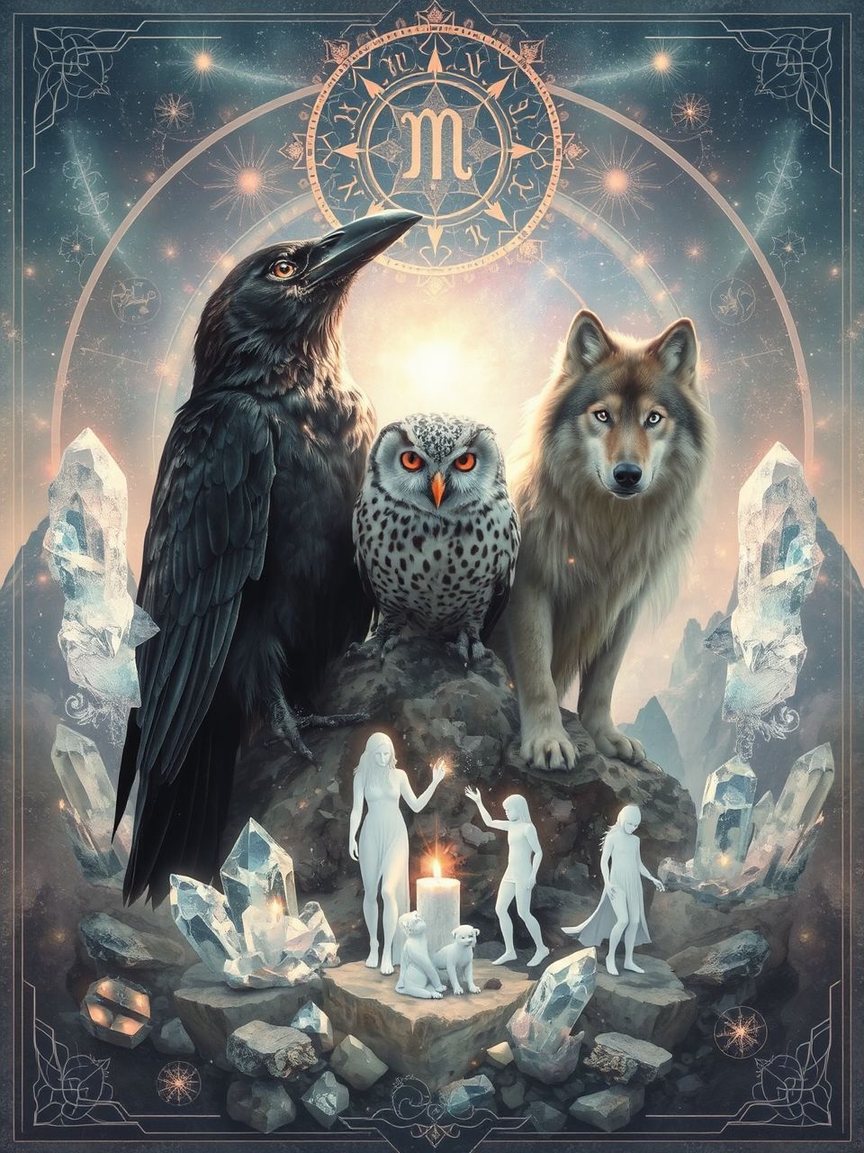 A sötét oldal archetípusai mély bölcsességet és védelmet jelentenek.