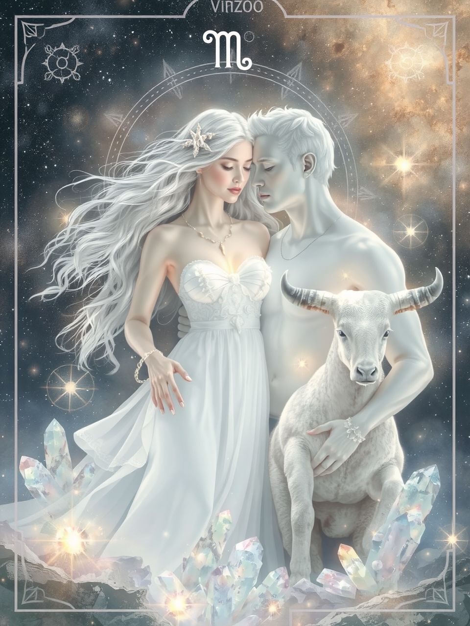 A Szűz férfi precizitása vonzza a Bika nő szépségét.