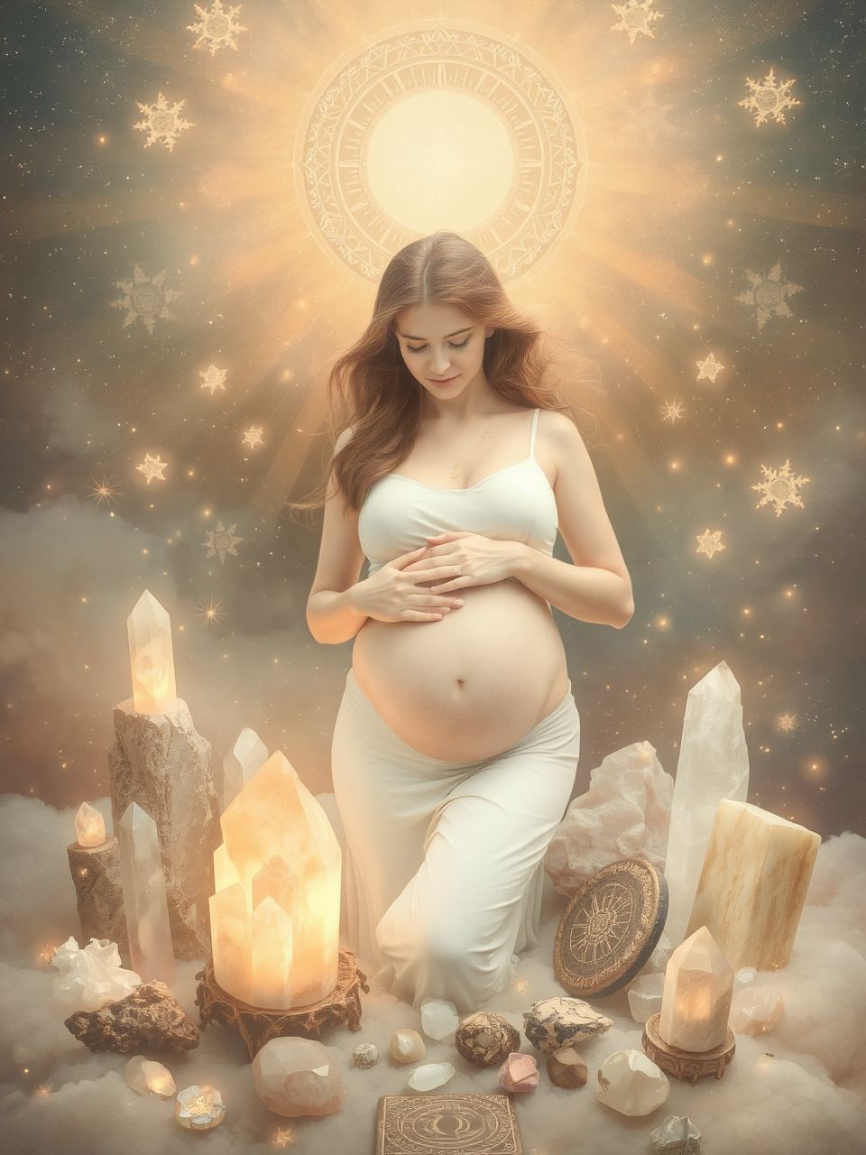 A terhesség a női spirituális fejlődés szimbóluma is.