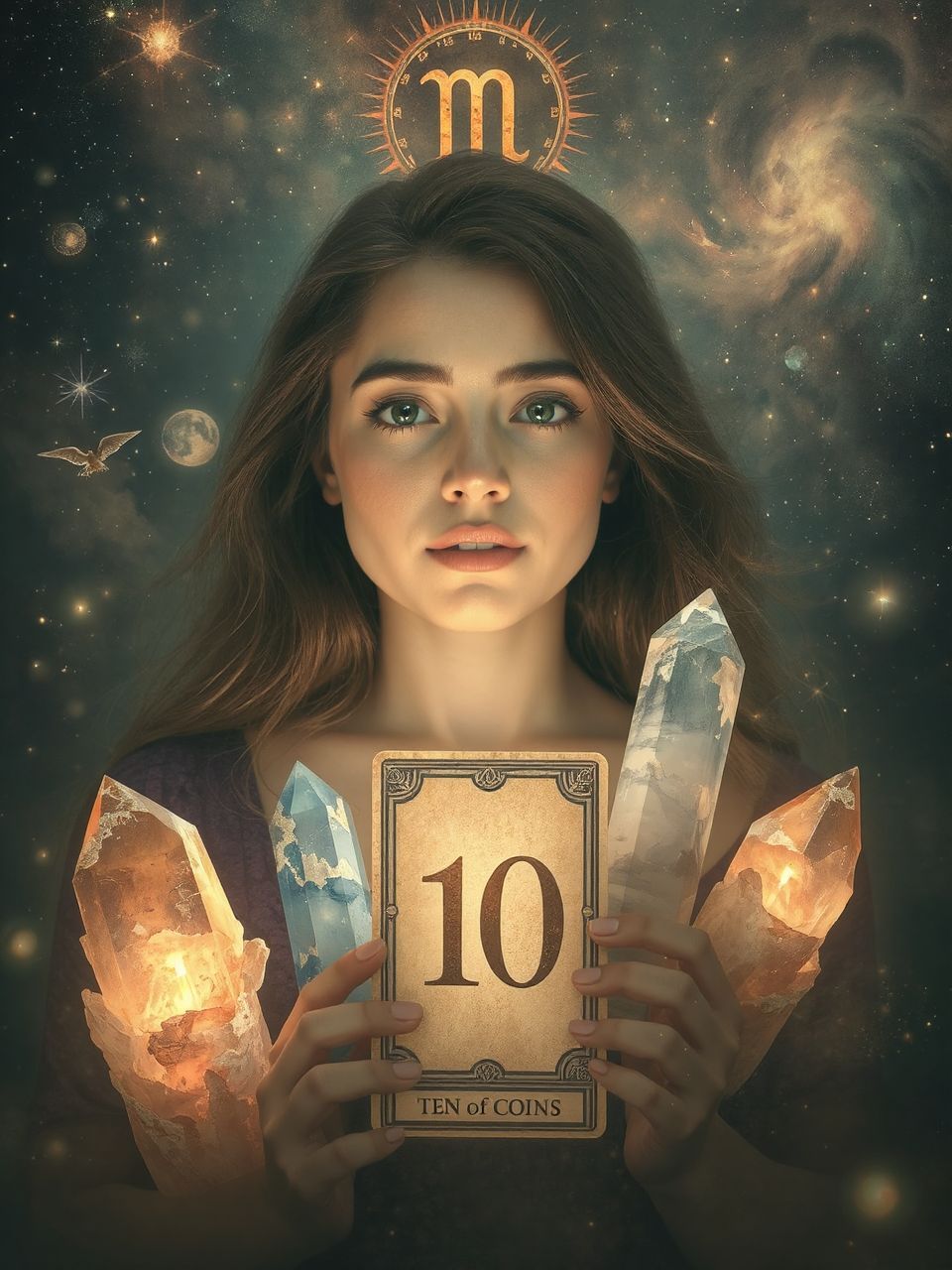 A Tíz Érme a stabilitást és családi összetartást jelképezi.