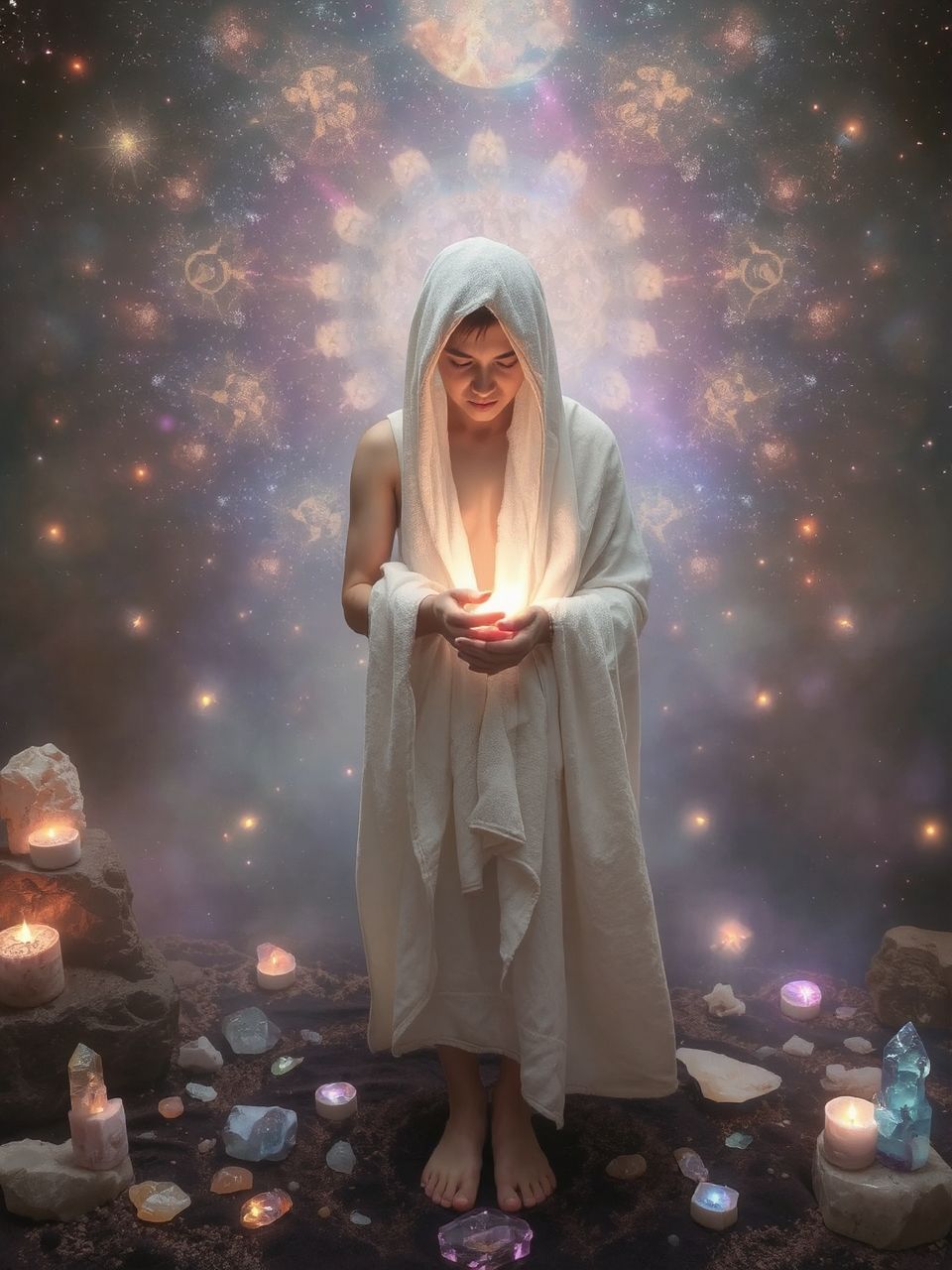 A törölköző tisztulást és újjászületést szimbolizál a rituálékban.