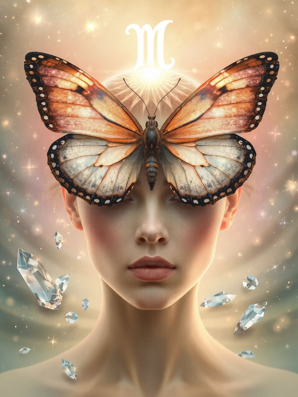 A pillangó jelenléte szerencsét és változást ígér.