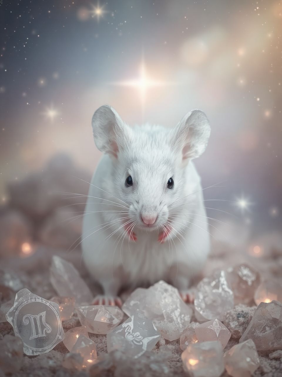 A fehér egér árnyéka rejtett veszélyt jelezhet.