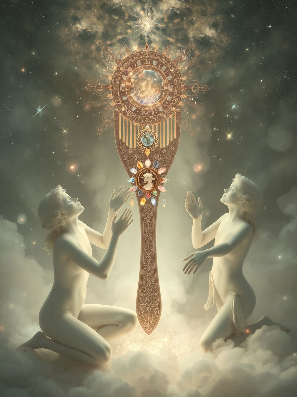 A fésű helyzete kulcsfontosságú a jóslás során.