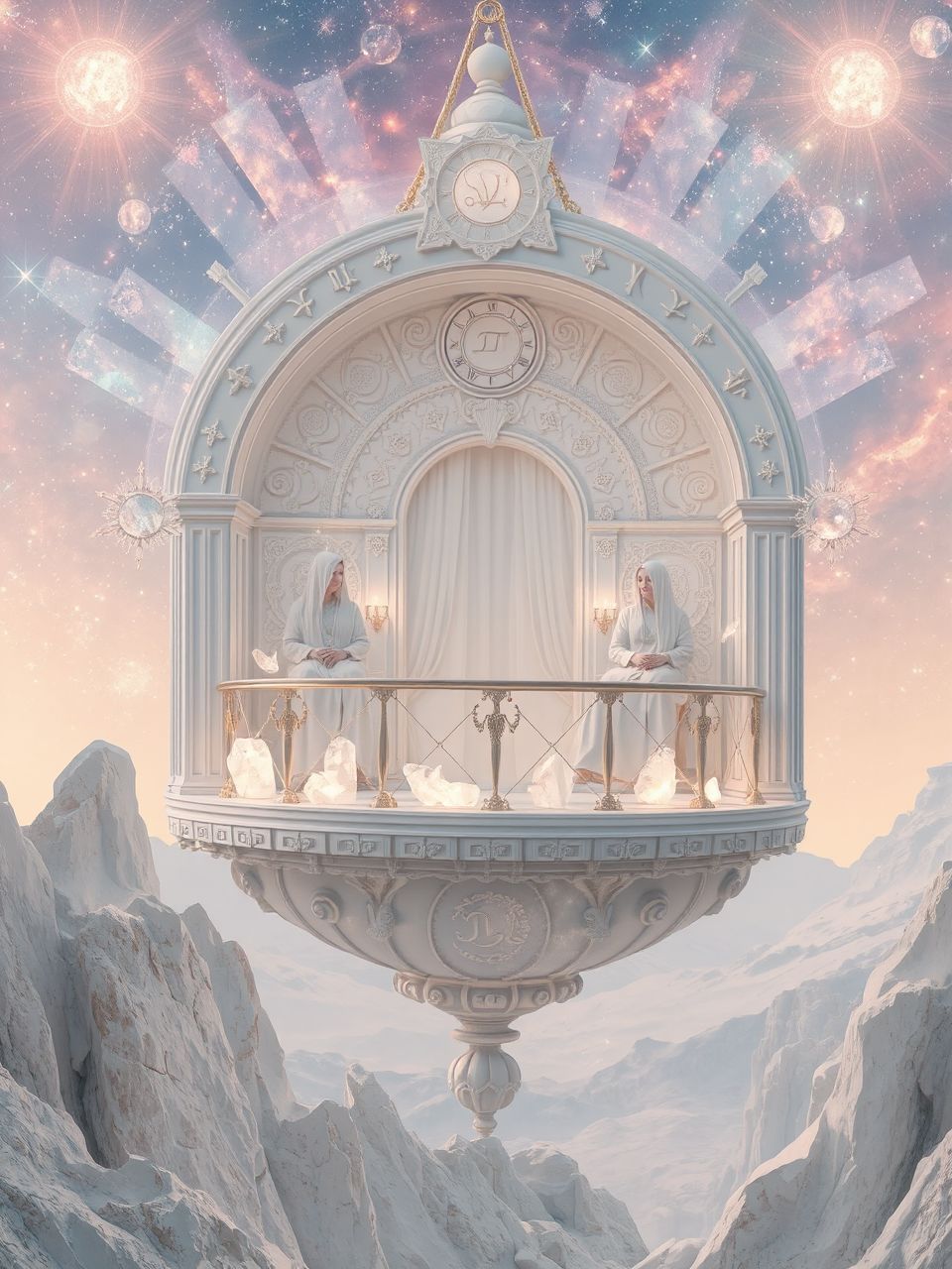 Az erkély a szabadság és a transzcendencia szimbóluma.