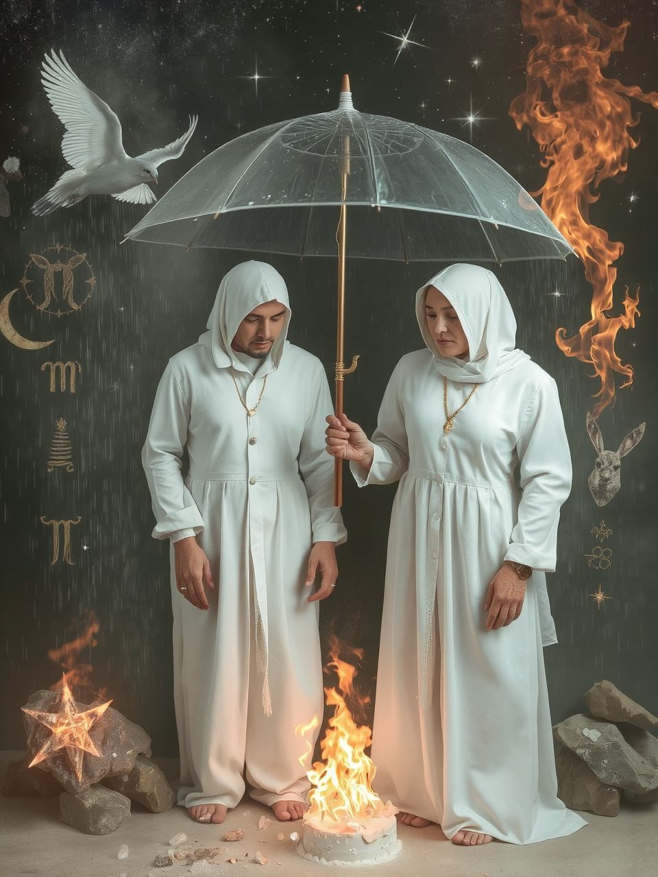 Az esernyő védelmez, de elszigetelhet az elemek elől.