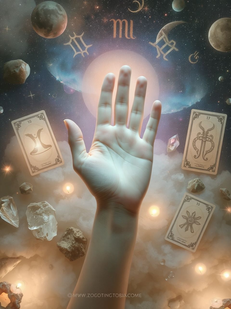 A vonalak hossza és mélysége az életről árulkodik.