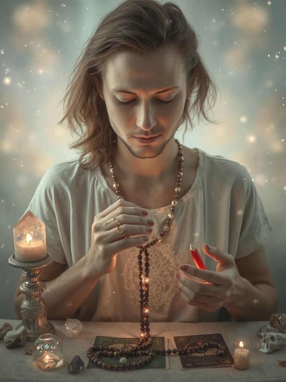 Az imafüzér rendszeres tisztítása fokozza a spirituális kapcsolatot.