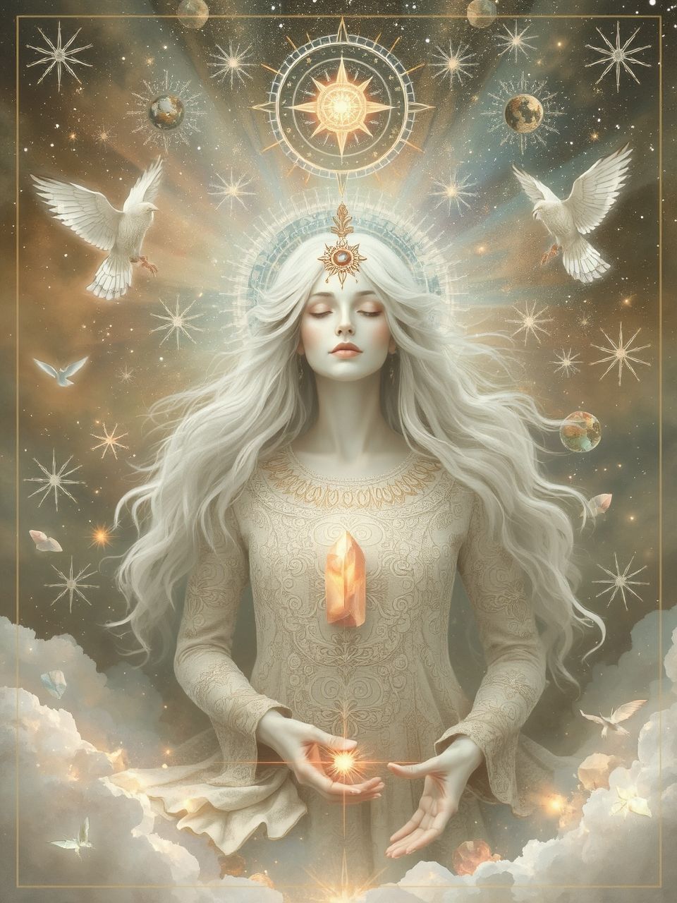 A hímzés a női spiritualitás kifejeződése a népművészetben.