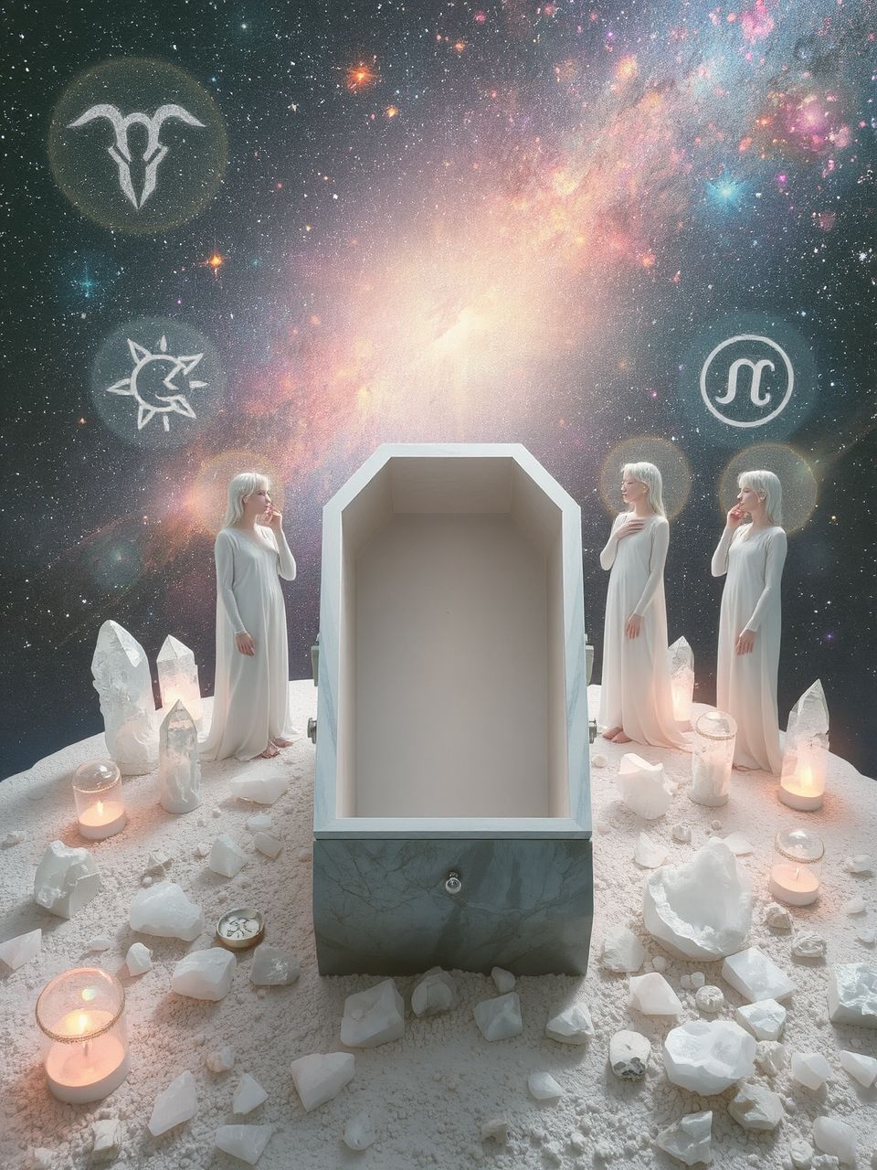 Az üres koporsó a potenciál és a bátorság szimbóluma.