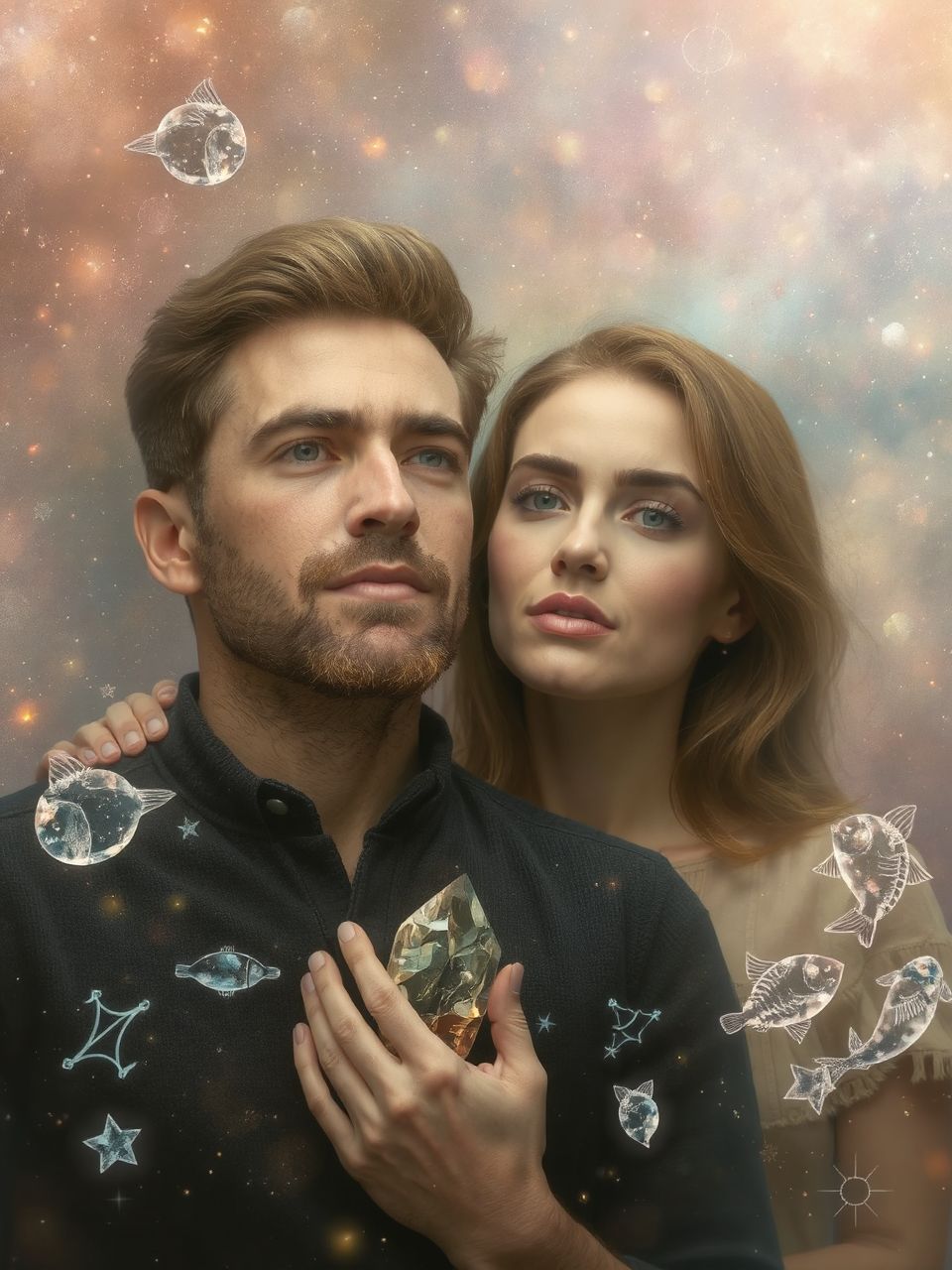 A Halak tetoválásai a kreativitást és érzékenységet szimbolizálják.