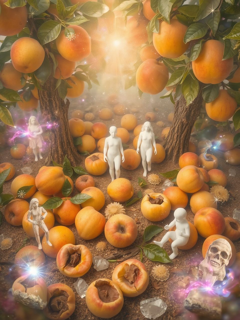 A rothadt sárgabarack az elmúlás szimbóluma az álomban.