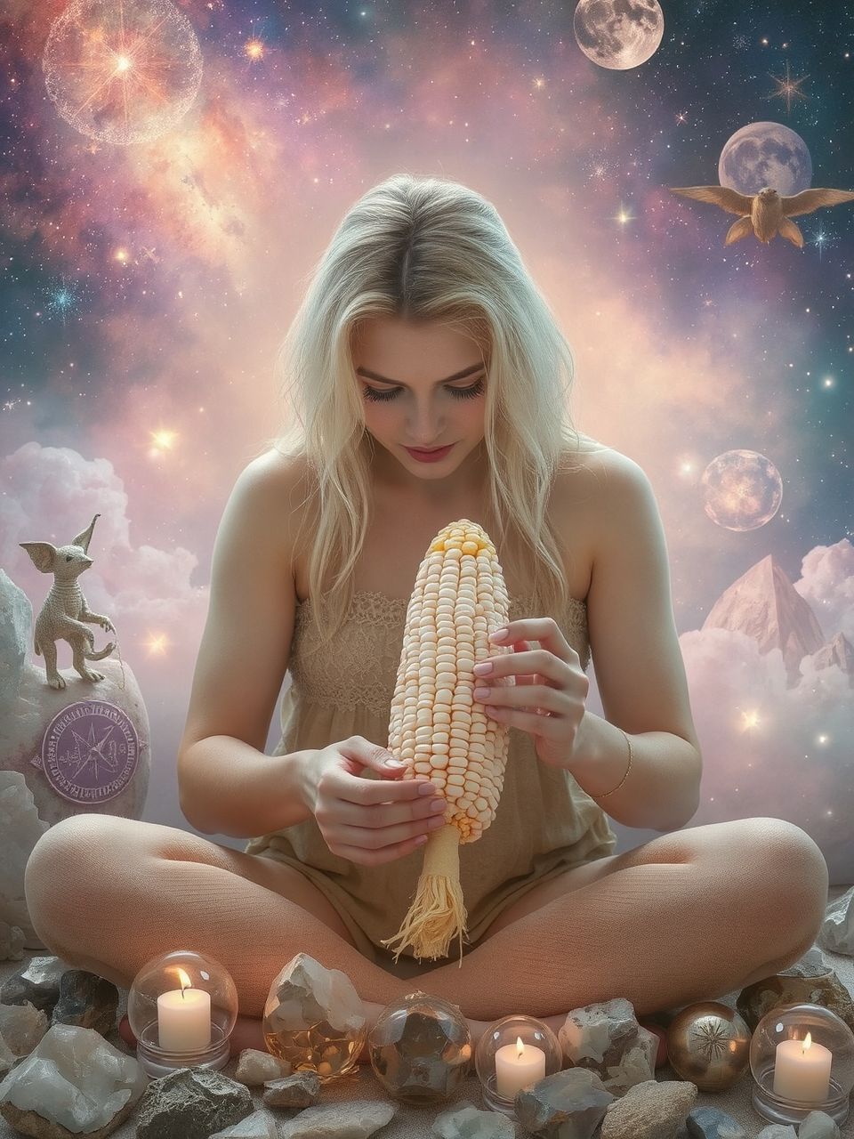 A gabonababa a bőség és termékenység szimbóluma.