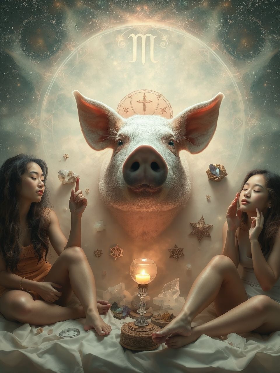 A disznófej a bőség és a sors összefonódása.