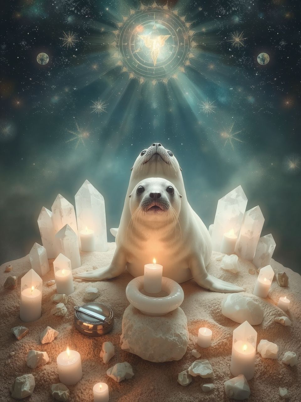 A fóka az alkalmazkodás és a harmónia jelképe.