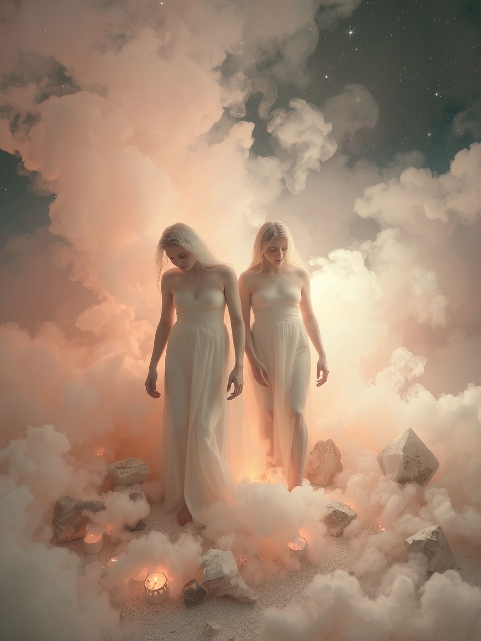 A füst sűrűsége az érzelmi feszültséget tükrözi.