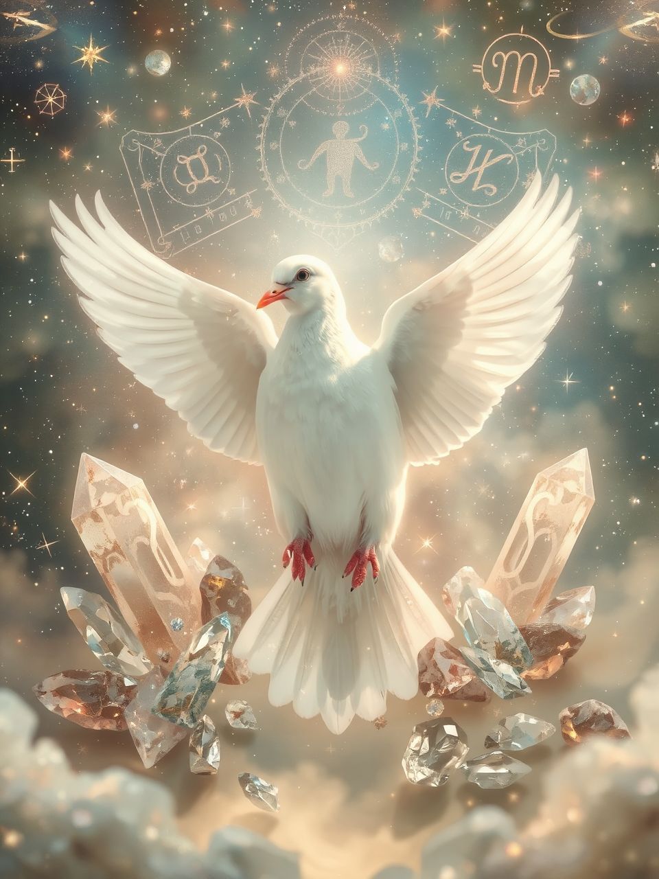 A galamb a harmóniát és bizalmat szimbolizálja kapcsolatokban.