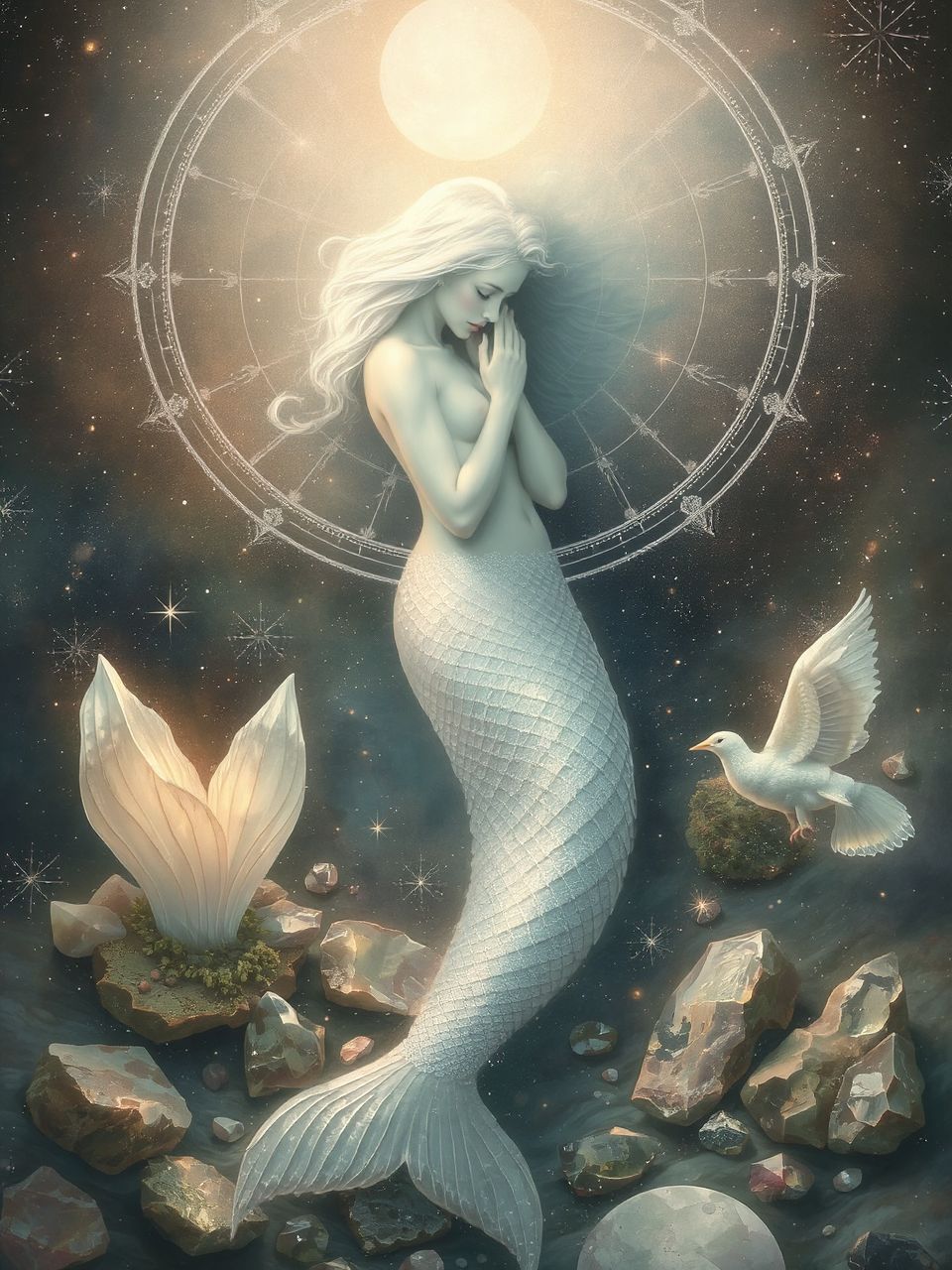 A hableány a belső konfliktusok szimbóluma lehet.