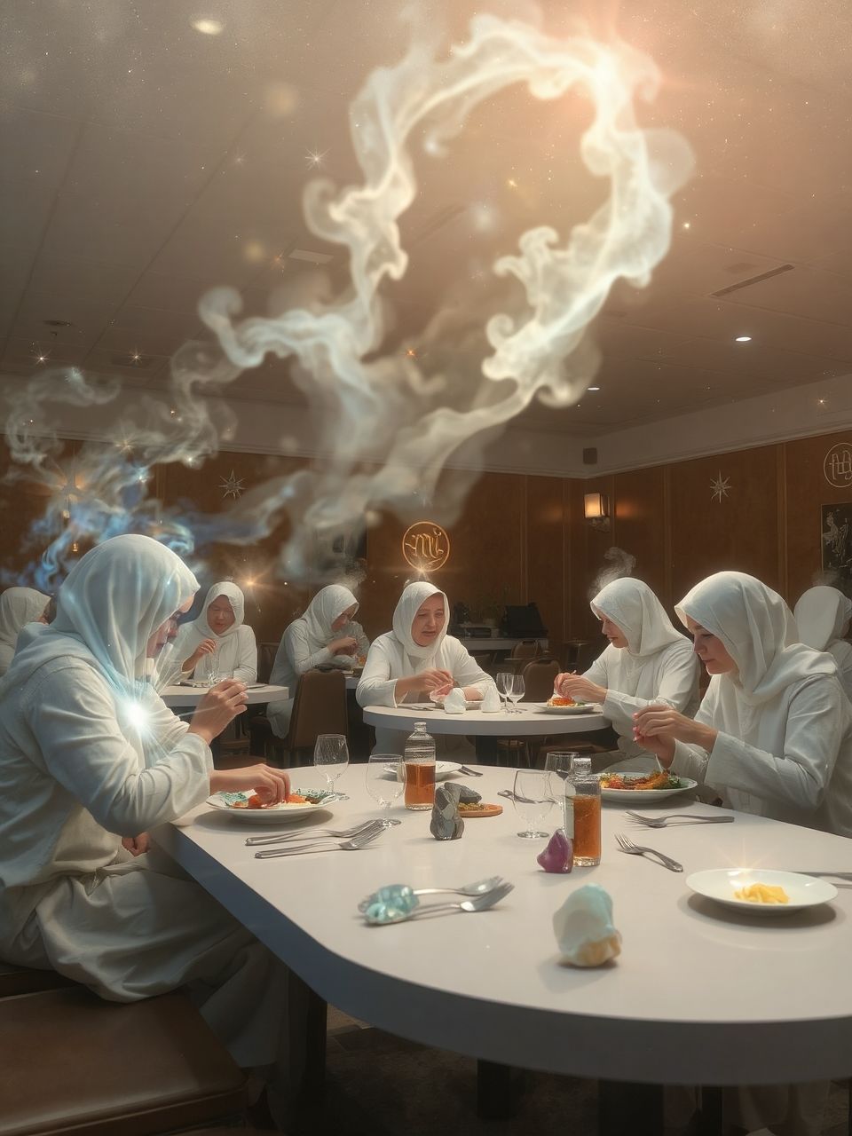 A közös étkezés erősíti a kollégiumi közösséget.