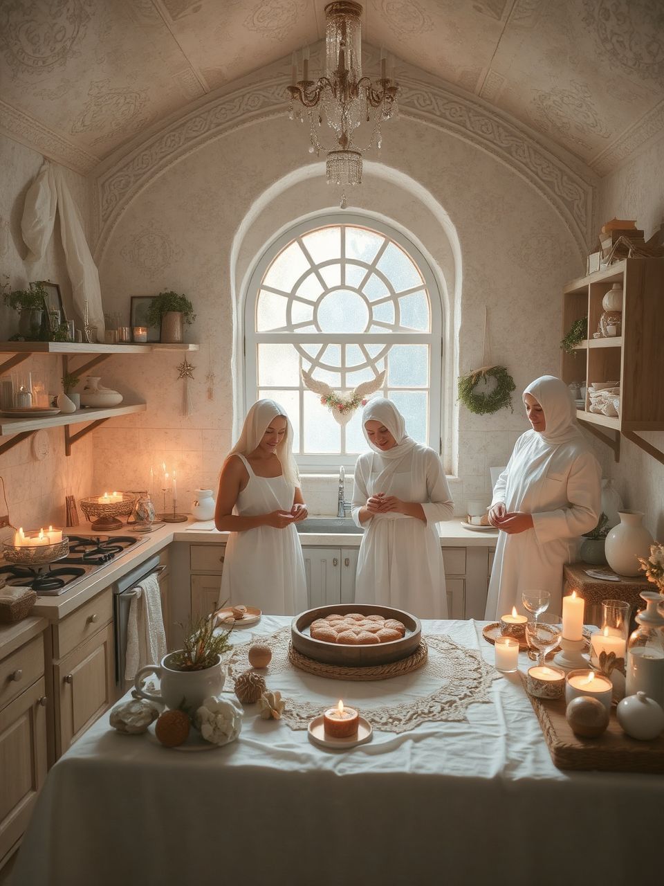 A konyhában varázslatos ízek születnek a szeretetből.