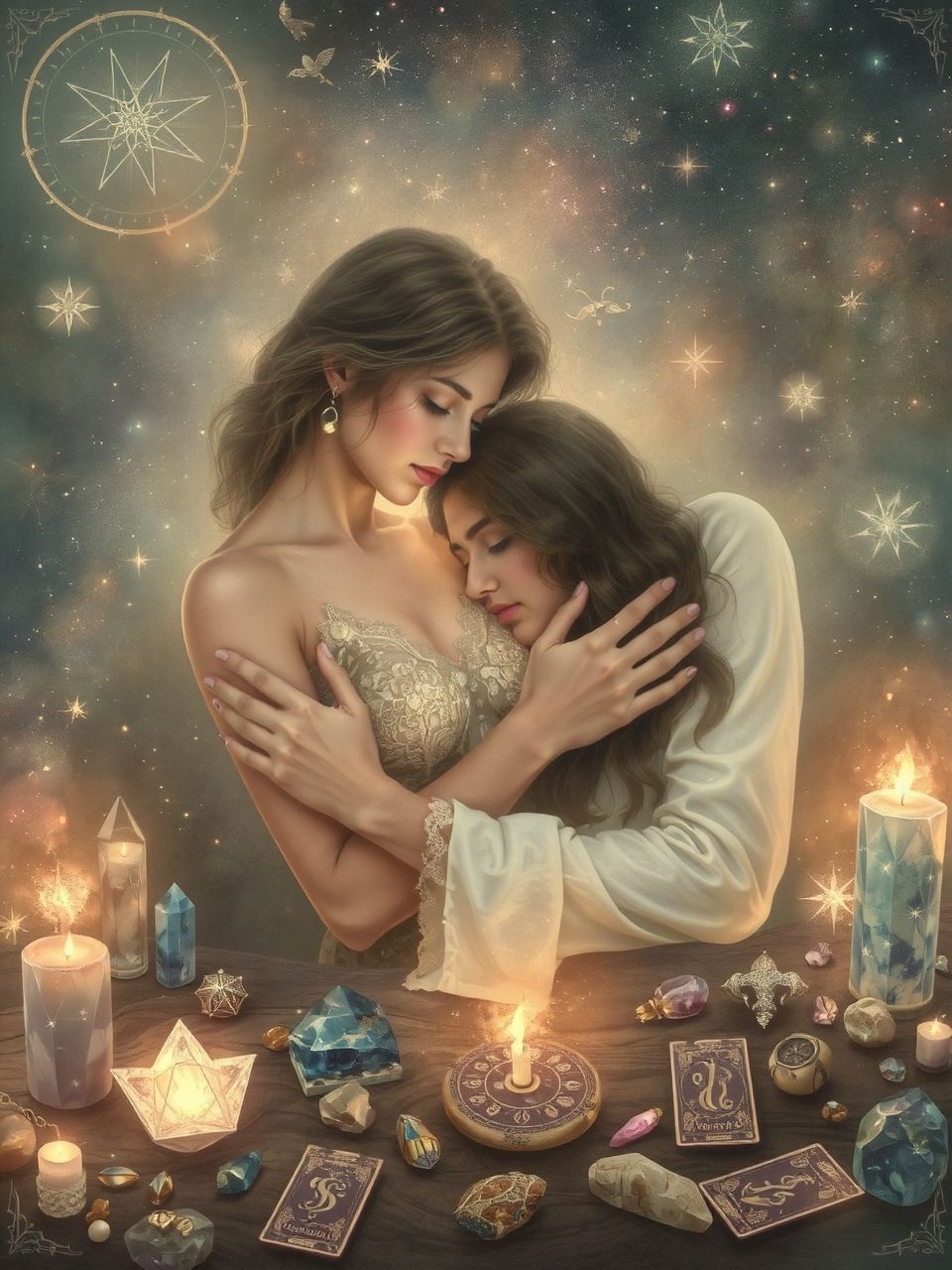 A kötő gyertya rituálé erősíti a szerelmi köteléket.