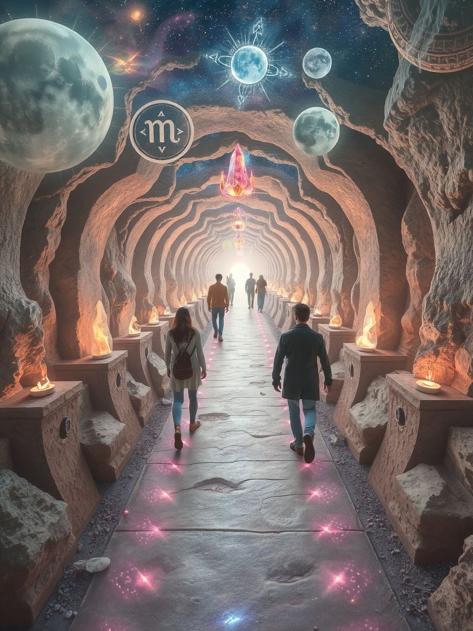 A labirintus a lelki utazás szimbóluma és felfedezése.