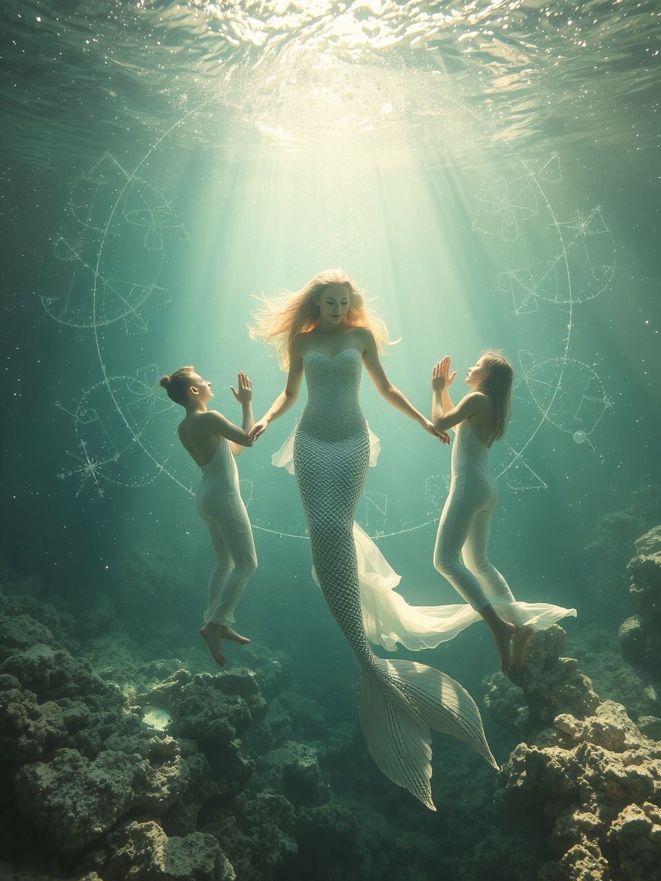 A sellő szimbolizálja a lélek mély érzelmeit.