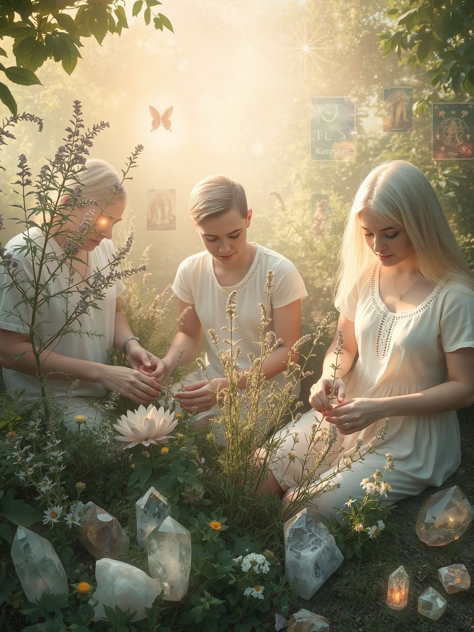 A támogató csapat biztosítja a gyógynövények egészségét.