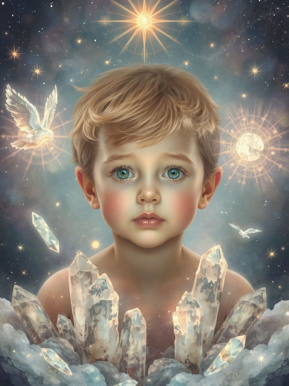 A testkép torzítása tükrözi a belső konfliktusokat.