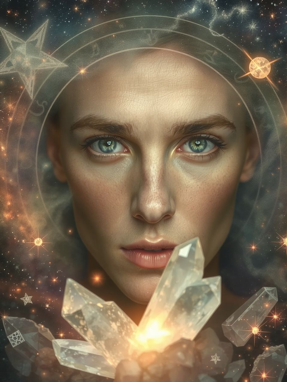 A zöld szemek mágikus vonzalmat és rejtélyt sugároznak.