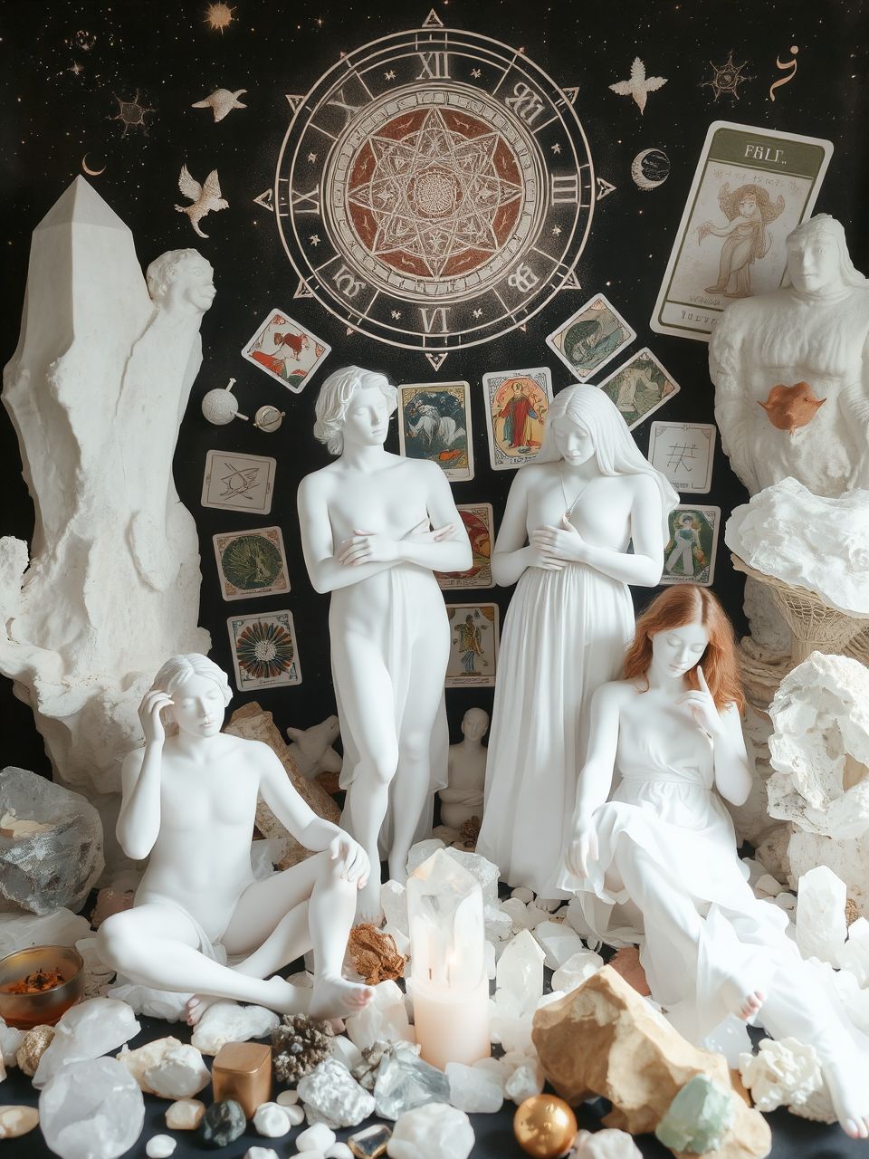 Az udvari kártyák az individuum és hatalom szimbólumai.