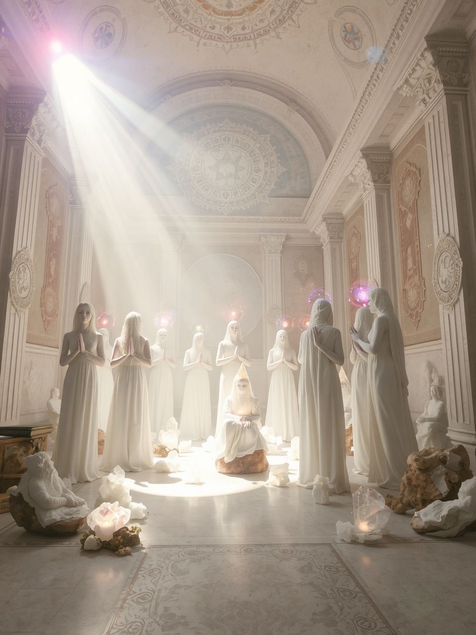 A nagyterek szimbolizálják a közösségi kapcsolatok fontosságát.