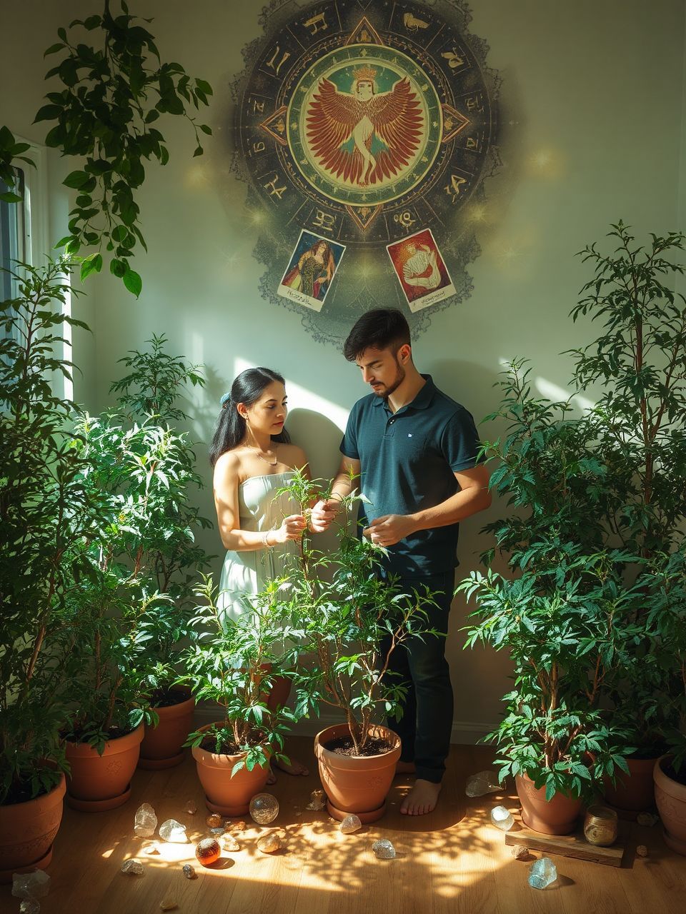 A mirtusz friss levegőt biztosít, javítva a hangulatot.