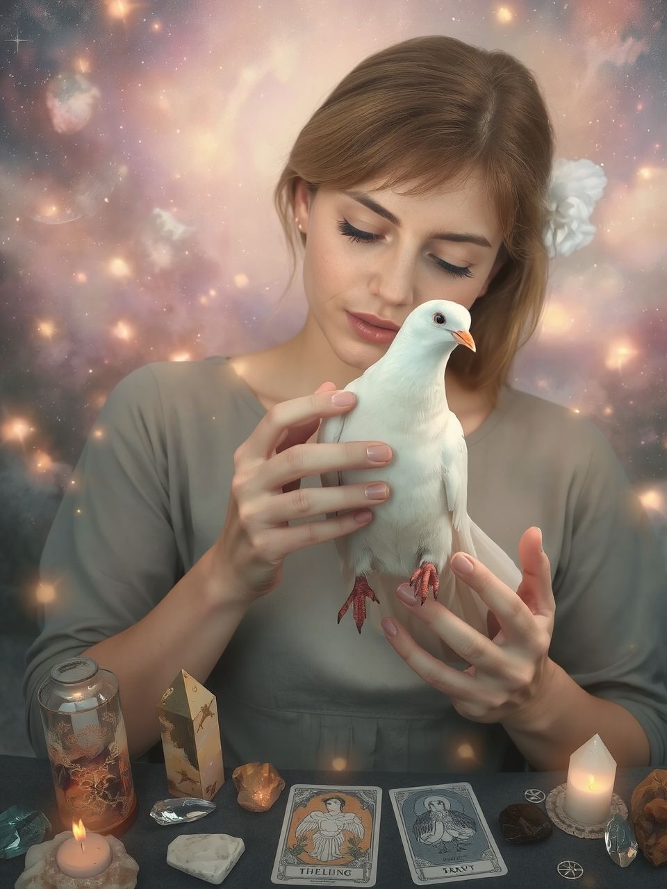 A galamb az álomban a remény és áhítat szimbóluma.