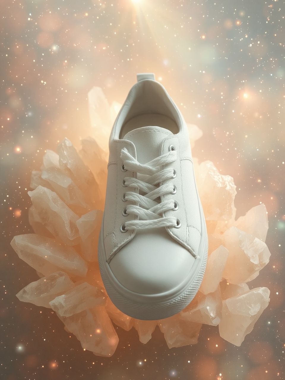 A fehér cipő tisztaságot és új lehetőségeket szimbolizál.