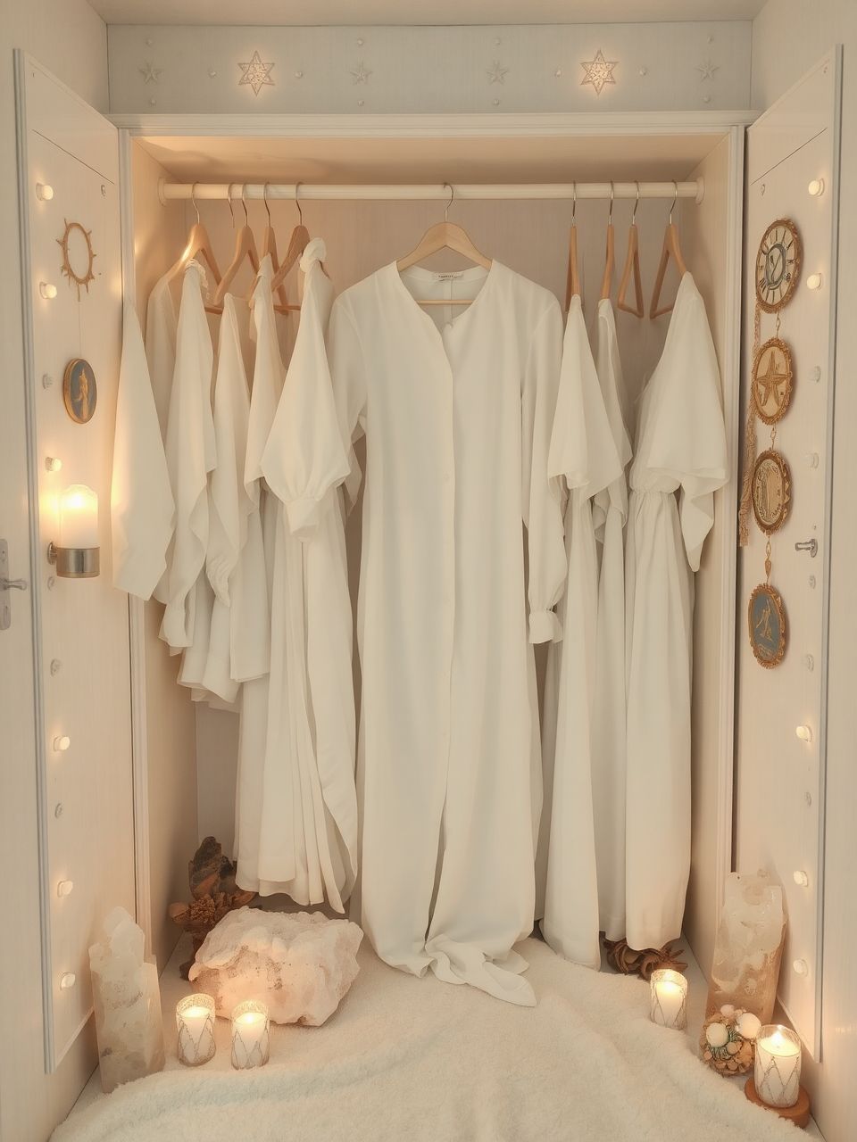 A tiszta ruhák szekrénye a rend és tisztaság szimbóluma.