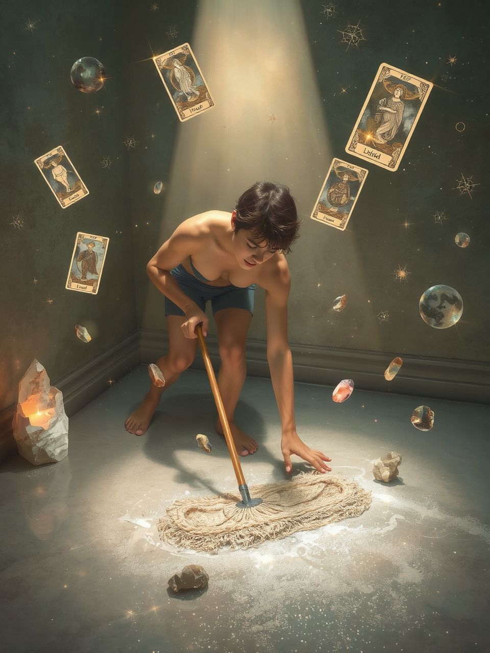 A padlótörlés szimbolizálhatja a megtisztulást és újjászületést.