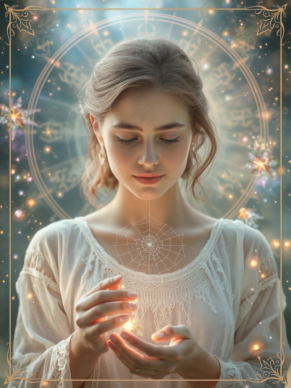 A pók szimbóluma a kreativitás és az inspiráció szőtte.