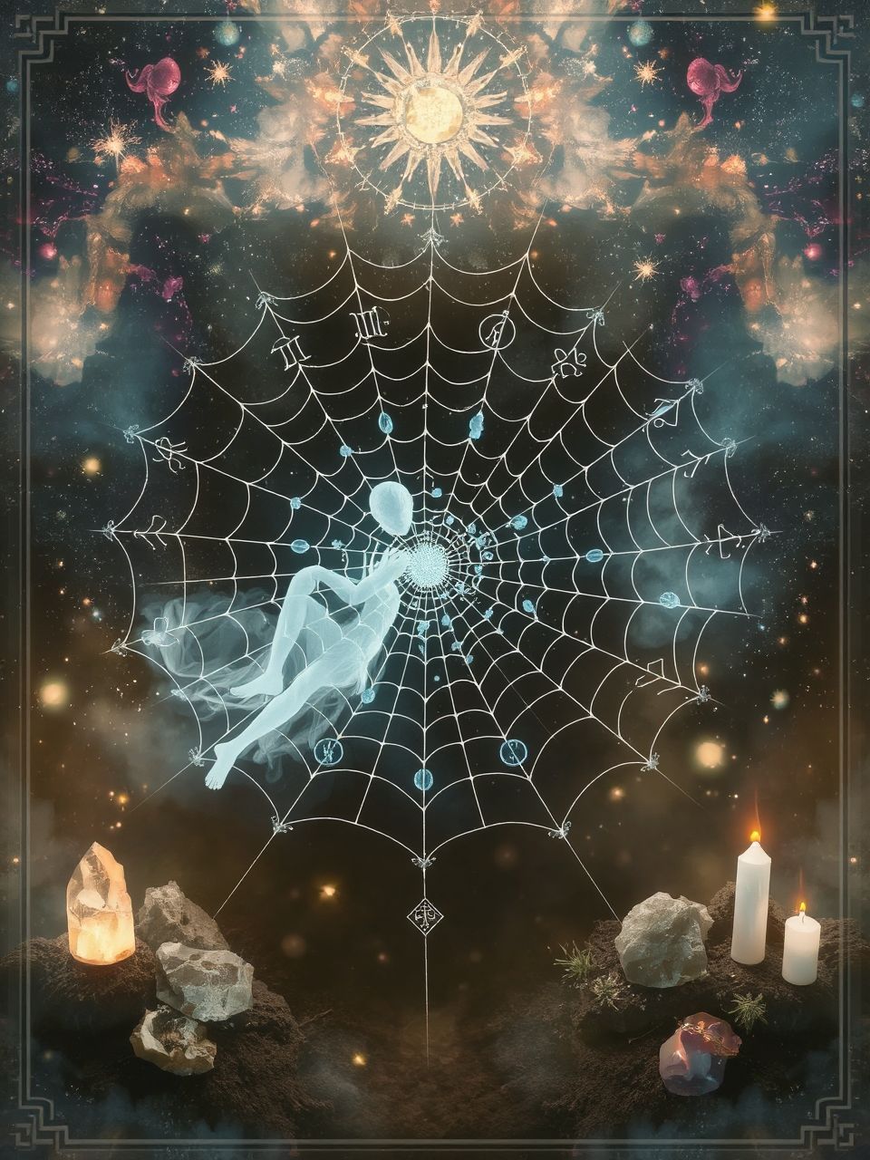 A pókok a nedvességet érzékelve hálót szőnek.