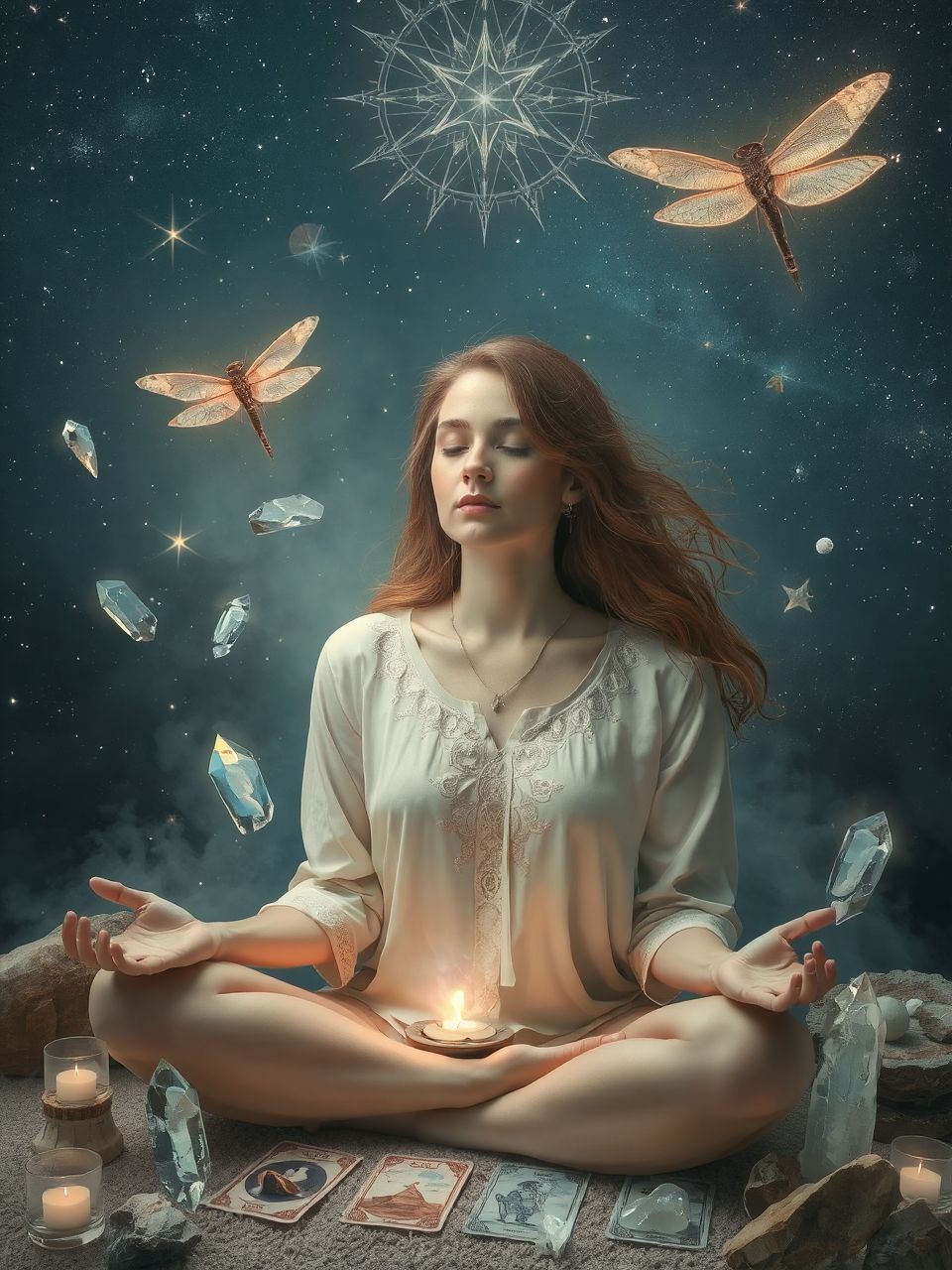 A szitakötő a kundalini energia ébredését szimbolizálja.
