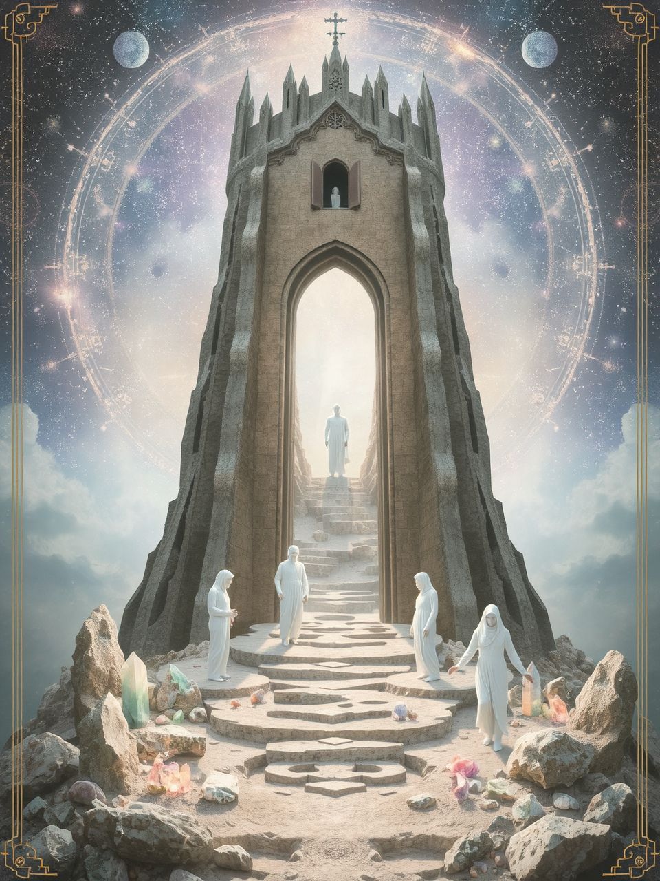 A torony erőssége a belső világ harmonikus egyensúlyán múlik.