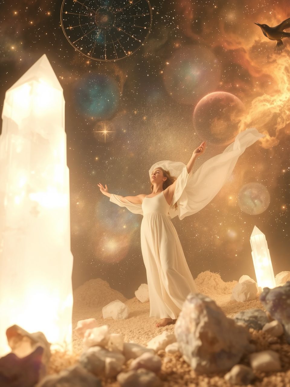 A trigon harmonikus kapcsolat az intuíció és kreativitás között.