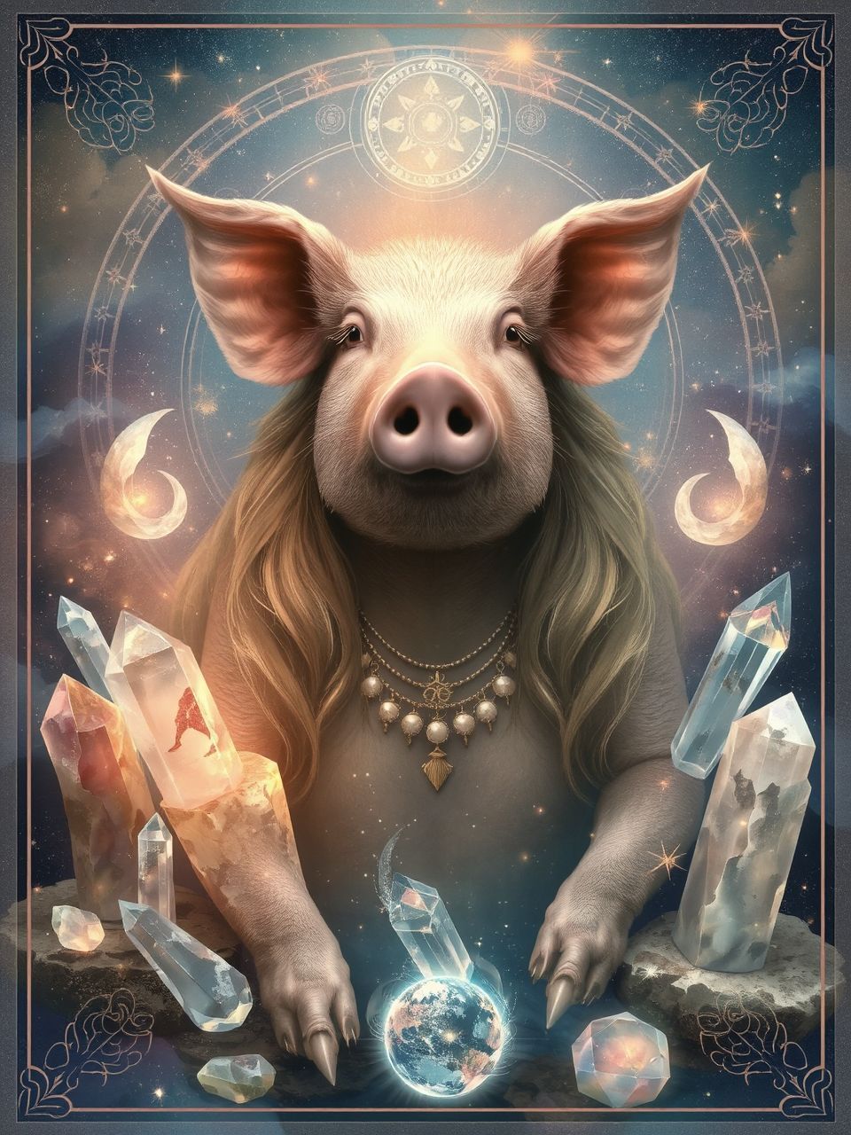 A Vízöntő-Disznó nő kreatív és független kapcsolatokban.