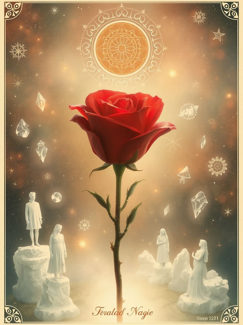 A vörös rózsa a szenvedély és a szerelem jelképe.