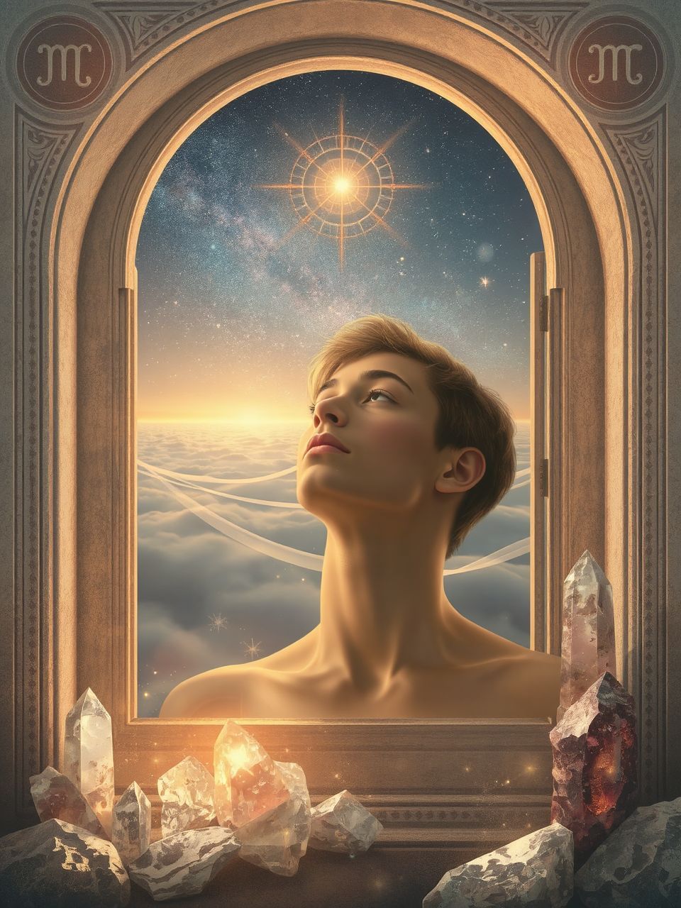 Az ablak a remény és a szabadság szimbóluma.