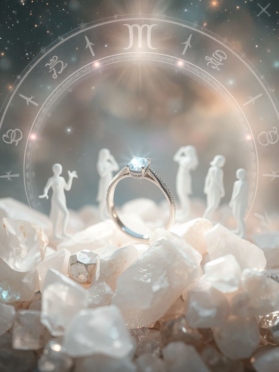 Az ezüst gyűrű mély érzelmi kapcsolatok szimbóluma.