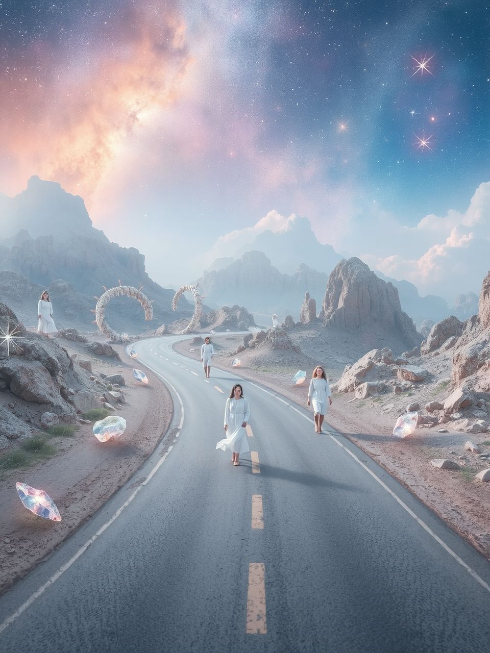 Az út a célunkat és a kihívásokkal teli jövőt szimbolizálja.