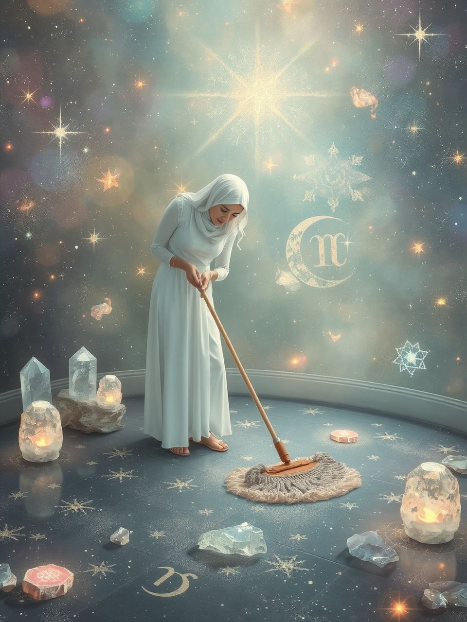 A felmosás az életed tisztázására és rendezésére utal.