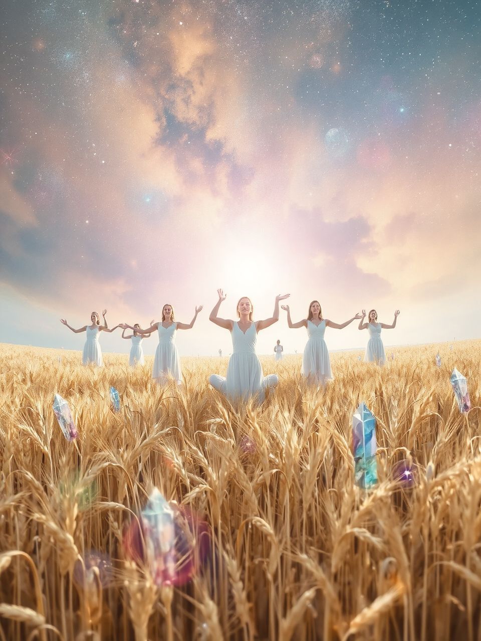 A búzamező bőséges termése anyagi stabilitást ígér.